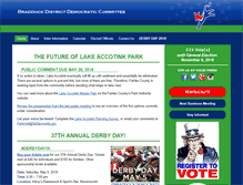 Tablet Screenshot of braddockdems.org